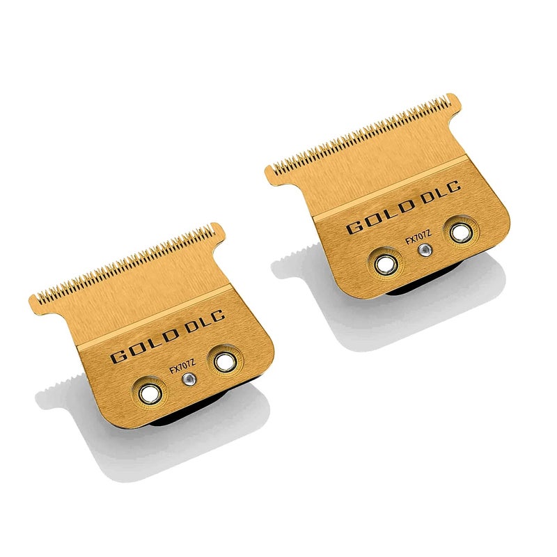 DODAER FX707Z DLC Replacement Blades Compatible with BaBylissPRO Outlining Hair Trimmers FX787 and LoPROFX Trimmers FX726,2 Pack - Image 1